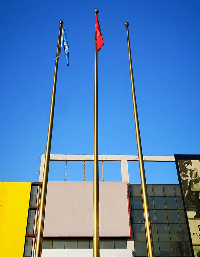 Titánový horizontálny vlajkový stožiar Titánový horizontálny vlajkový stožiar